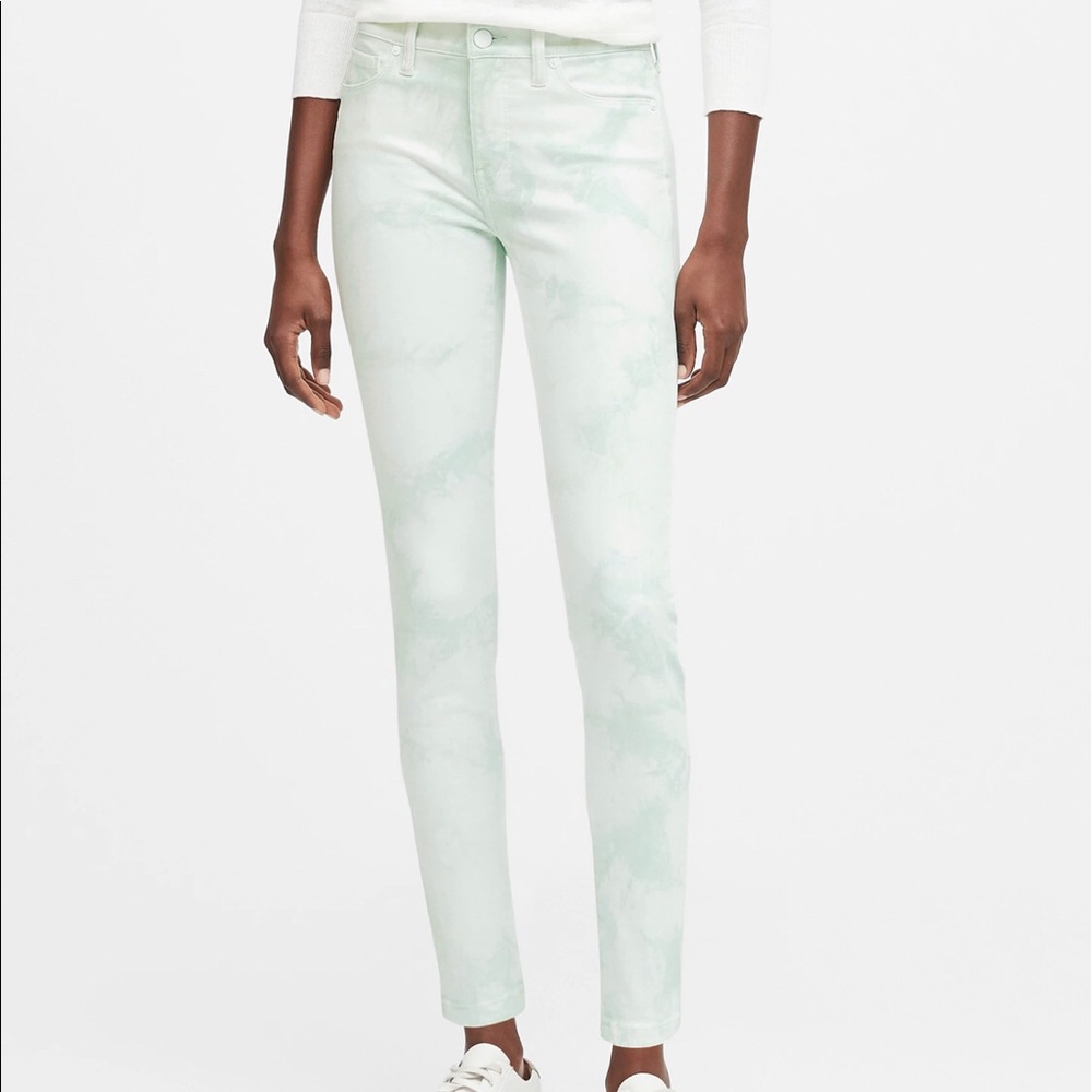 Women’s, Jeans, Banana Republic, 27 Petite, Sea Foam Blue - Picture 1 of 6